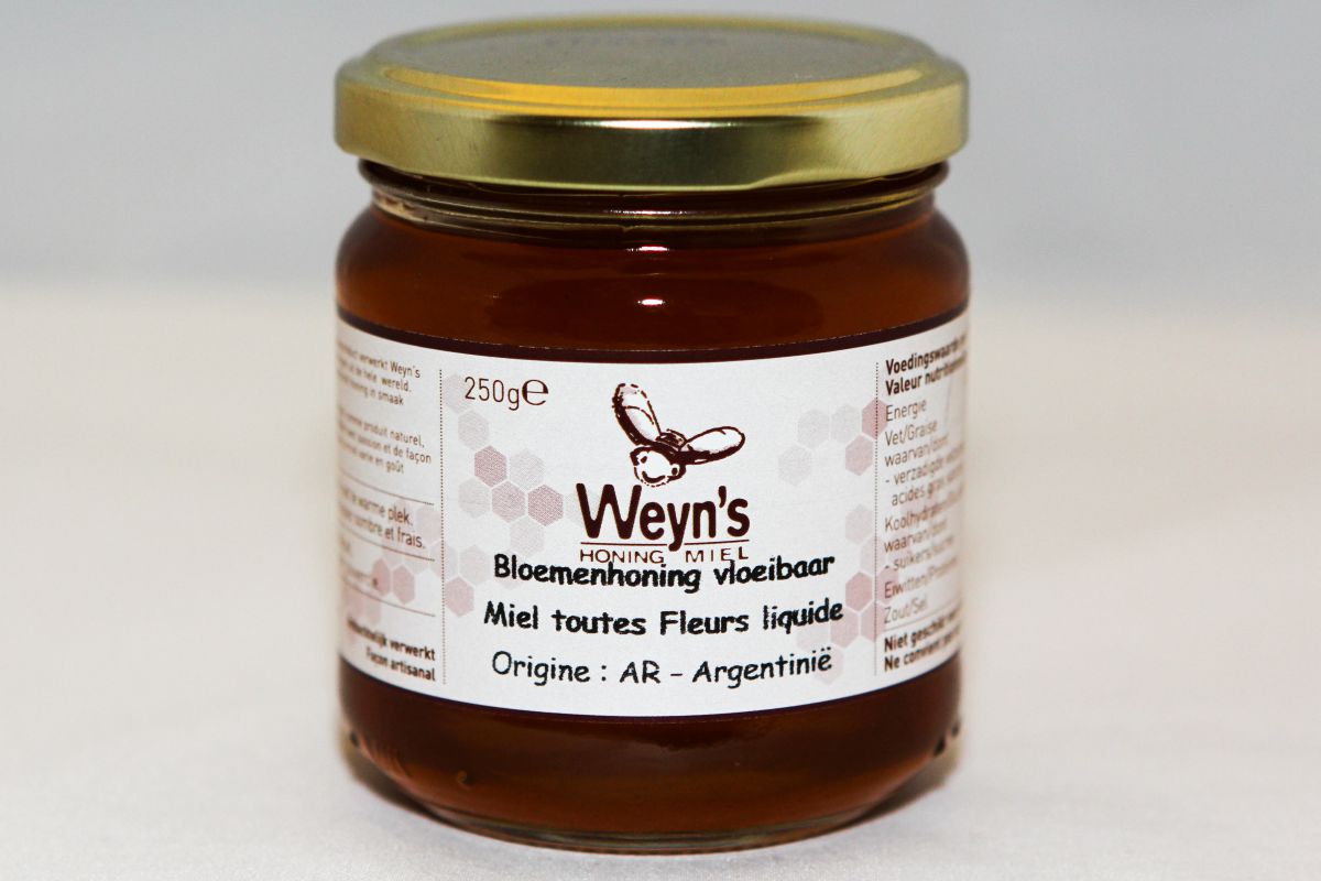 Bloemen Honing Vloeibaar 250g